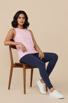 Zelocity Quick Dry Contour Tank Top - Pale Lilac — thumbnail 4